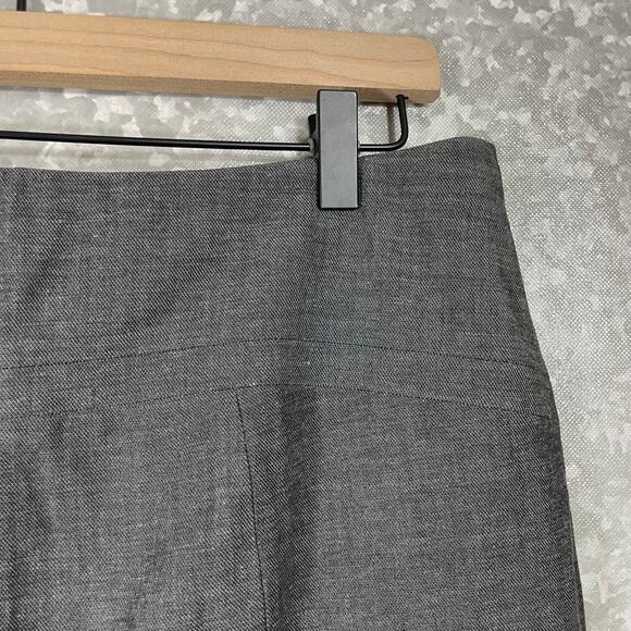 Express Women's Gray Corporate Short Pencil Skirt - Size 10 - Preppy, Straight - Picture 5 of 6